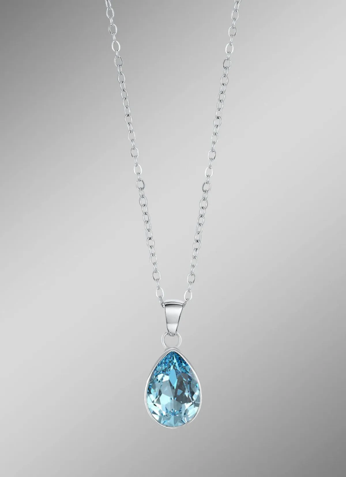 Online BADER Anhänger mit Swarovski®-Kristall und Ankerkette