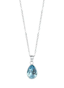 Online BADER Anhänger mit Swarovski®-Kristall und Ankerkette