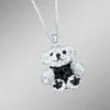 Discount BADER Anhänger Pandabärchen mit Kristallen und Panzerkette