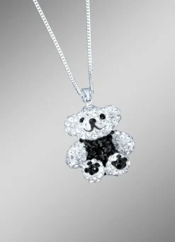 Discount BADER Anhänger Pandabärchen mit Kristallen und Panzerkette