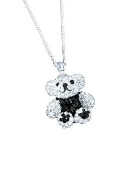 Discount BADER Anhänger Pandabärchen mit Kristallen und Panzerkette