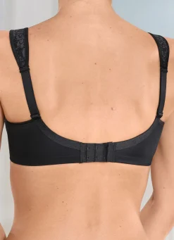 Clearance BADER Anita BH mit attraktivem Raubtierdessin SCHWARZ