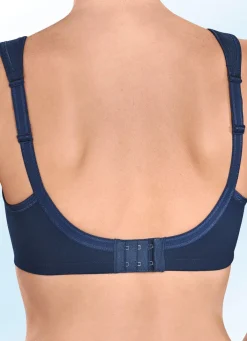 Hot BADER Anita Entlastungs-BH mit Baumwoll-Pikee MARINE
