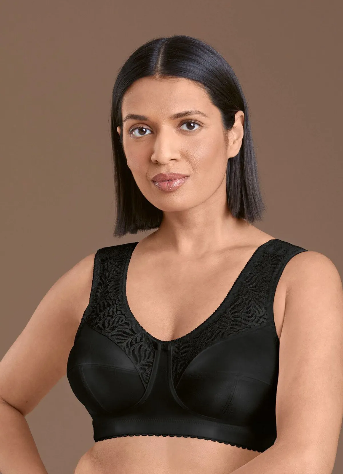 Clearance ANITA Entlastungs-BH mit Spitzeneinsätzen SCHWARZ