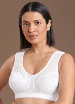 New ANITA Entlastungs-BH mit Spitzeneinsätzen WEISS