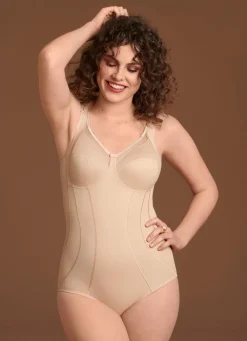Clearance BADER Anita Hosenkorselett mit transparenten Tülleinsätzen SAND