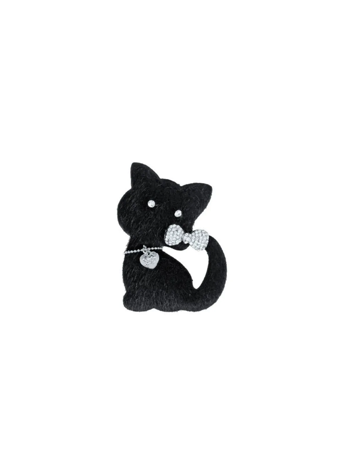 Clearance BADER Anstecknadel "Katze" SCHWARZ