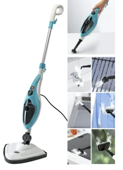 Online BADER Aqua Laser Dampfreiniger für eine gründliche Reinigung und Desinfektion WEISS-BLAU