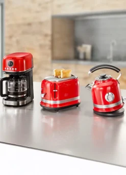 Best BADER Ariete Frühstücksserie moderna im Retro-Design ROT