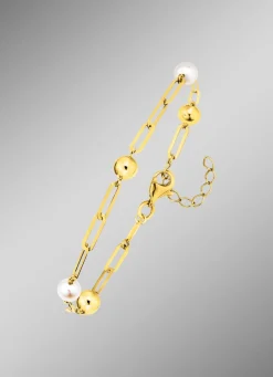 BADER Armband aus Gold mit Süßwasser-Zuchtperlen
