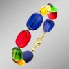 BADER Armband mit echt Bernstein in Multicolor