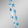 Clearance BADER Armband mit echten Blautopasen