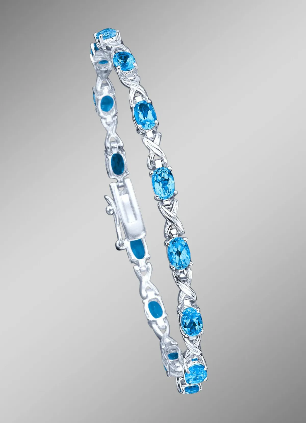 Clearance BADER Armband mit echten Blautopasen
