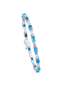 Clearance BADER Armband mit echten Blautopasen