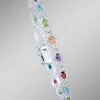 Discount BADER Armband mit echt Granat, Blautopas, Citrin, Amethyst und Peridot