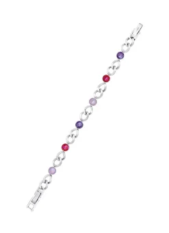 Sale BADER Armband mit Kristallen in Pink