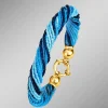 Online BADER Armband mit Muranoglas in Blautönen