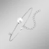 Hot BADER Armband mit Süßwasser-Zuchtperle und synth. Zirkonia