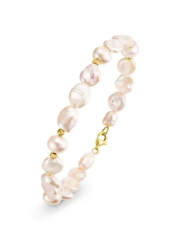 Discount BADER Armband mit SW-Zuchtperlen und Keshi-Perlen