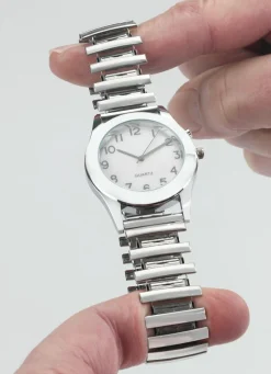 New BADER Armbanduhr mit Stretcharmband