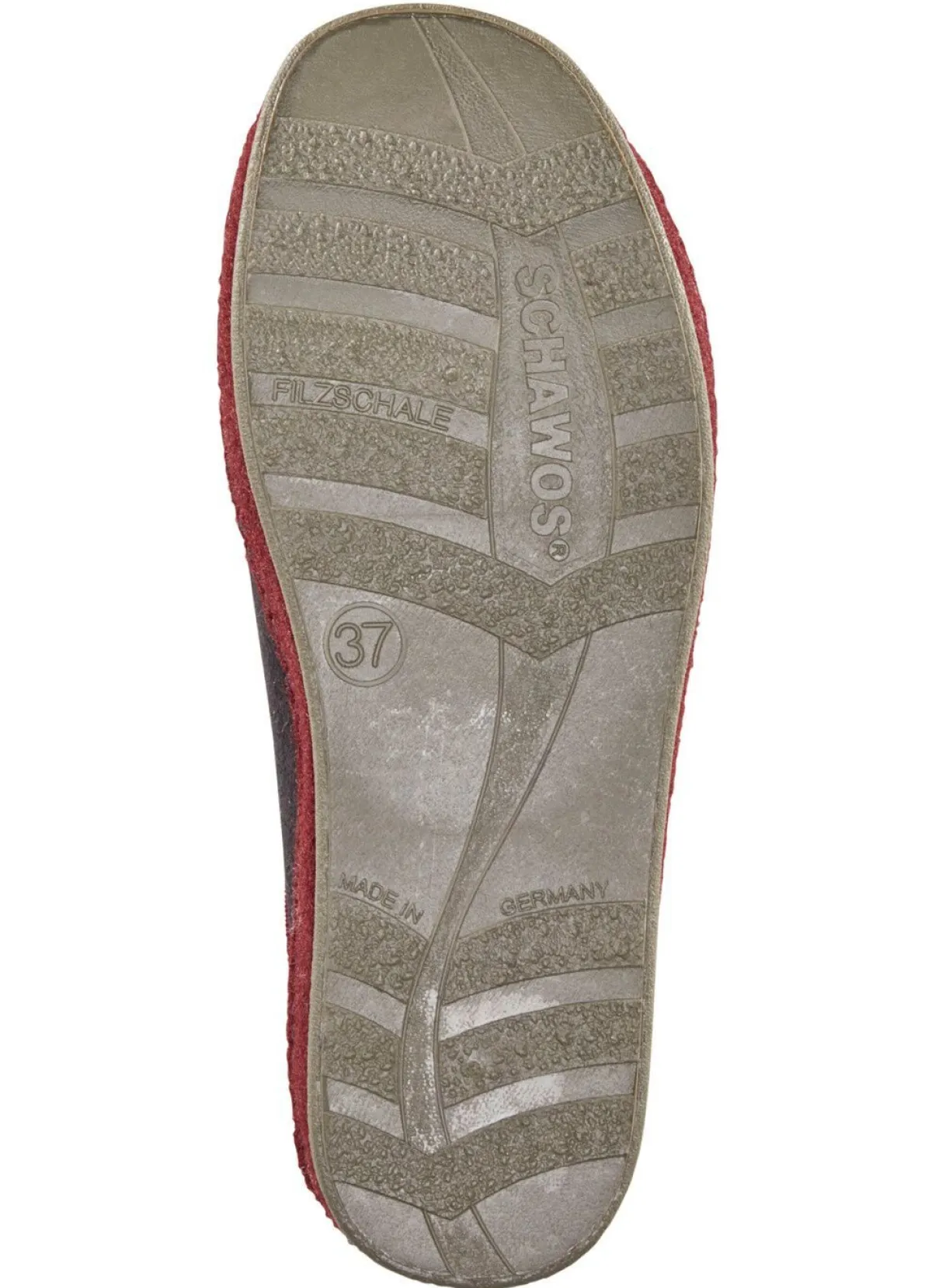 BADER Atmungsaktive Damen-Hauschuhe, mit Gummizug SCHWARZ-BORDEAUX