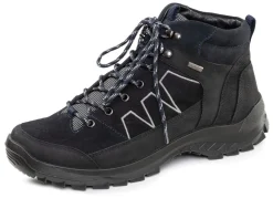 Clearance BADER Atmungsaktive Herren-Boots, Weite K, mit herausnehmbarem Fußbett SCHWARZ-NACHTBLAU