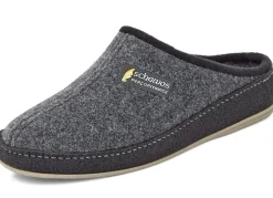 Sale BADER Atmungsaktive Herren-Hausschuhe, aus Textil ANTHRAZIT-SCHWARZ