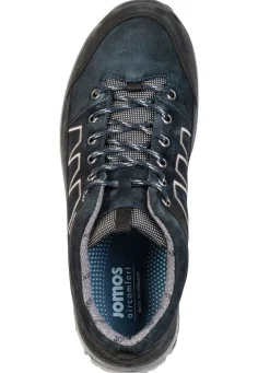 BADER Atmungsaktive Herren-Schnürschuhe, Weiite K, mit herausnehmbarem Fußbett DUNKELBLAU-SCHWARZ