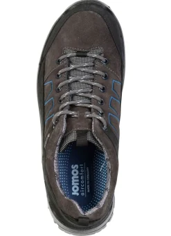 Clearance BADER Atmungsaktive Herren-Schnürschuhe, Weiite K, mit herausnehmbarem Fußbett DUNKELGRAU-SCHWARZ