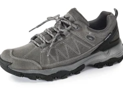 Outlet BADER Atmungsaktive Herren-Schnürschuhe, mit herausnehmbarem Fußbett GRAFIT