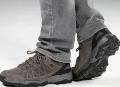 Outlet BADER Atmungsaktive Herren-Schnürschuhe, mit herausnehmbarem Fußbett GRAFIT