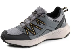 Hot BADER Atmungsaktive Herren-Sneaker, mit Klimamembrane GRAU-SCHWARZ