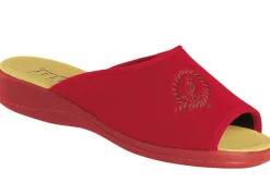 New BADER Atmungsaktive Stretch-Pantolette ROT
