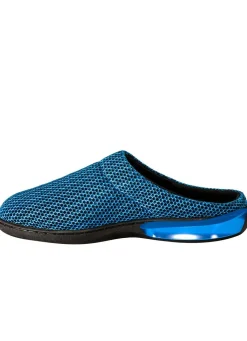 Clearance BADER Atmungsaktiver Komfort-Gel Slipper BLAU