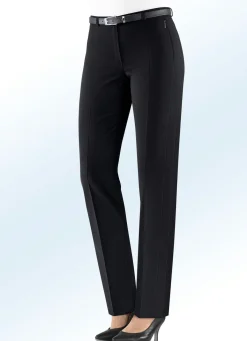 Clearance KLAUS MODELLE MADE IN GERMANY Attraktive Hose mit Stretchbund SCHWARZ