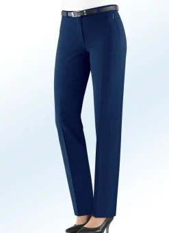 Outlet KLAUS MODELLE MADE IN GERMANY Attraktive Hose mit Stretchbund MARINE