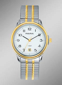 New PARA Attraktive -Quartz-Herrenuhr