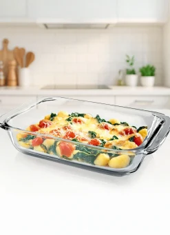 Discount BADER Auflaufform aus Glas transparent