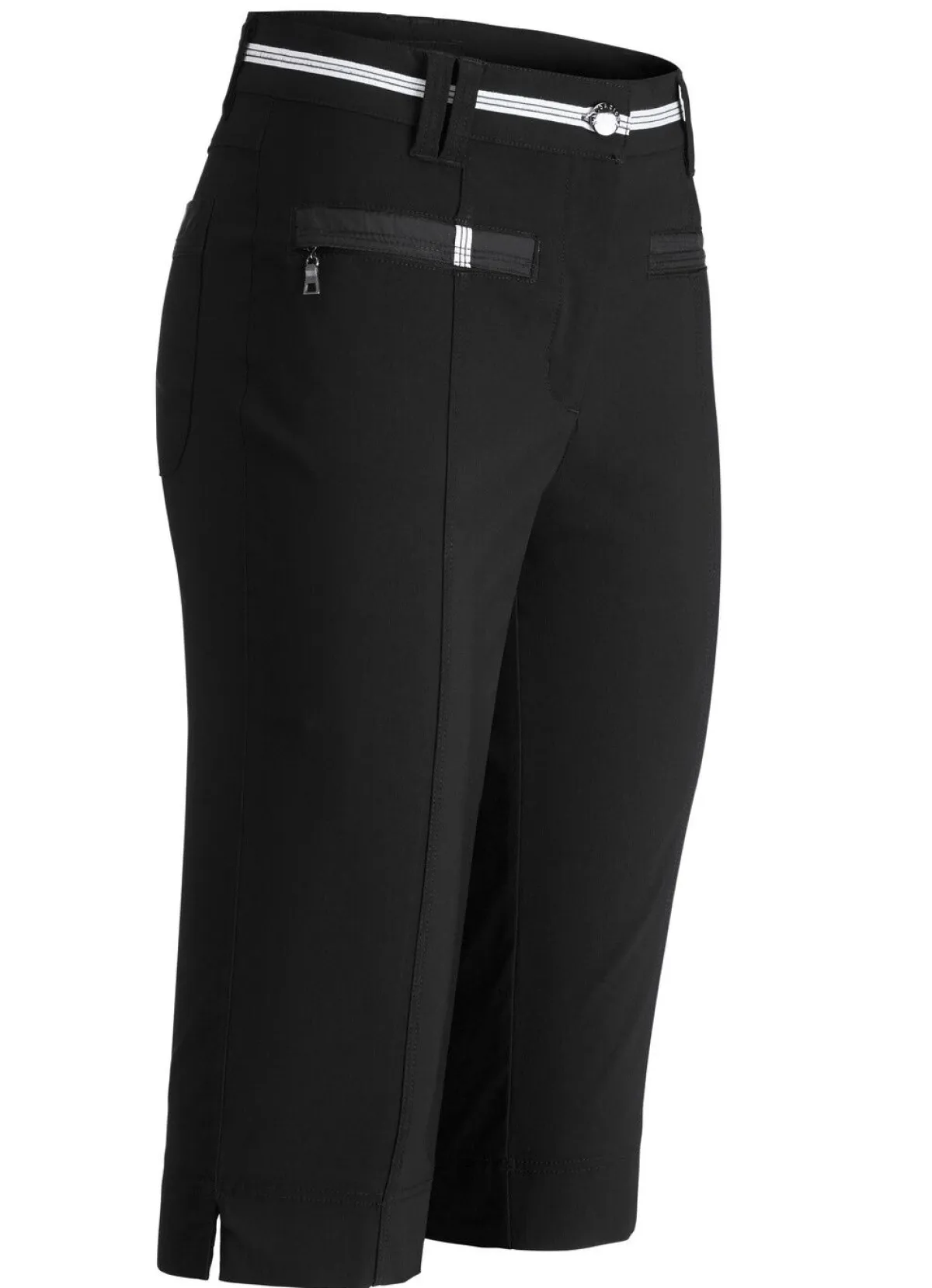 Online BADER Aufwendig gearbeitete Bermudas SCHWARZ