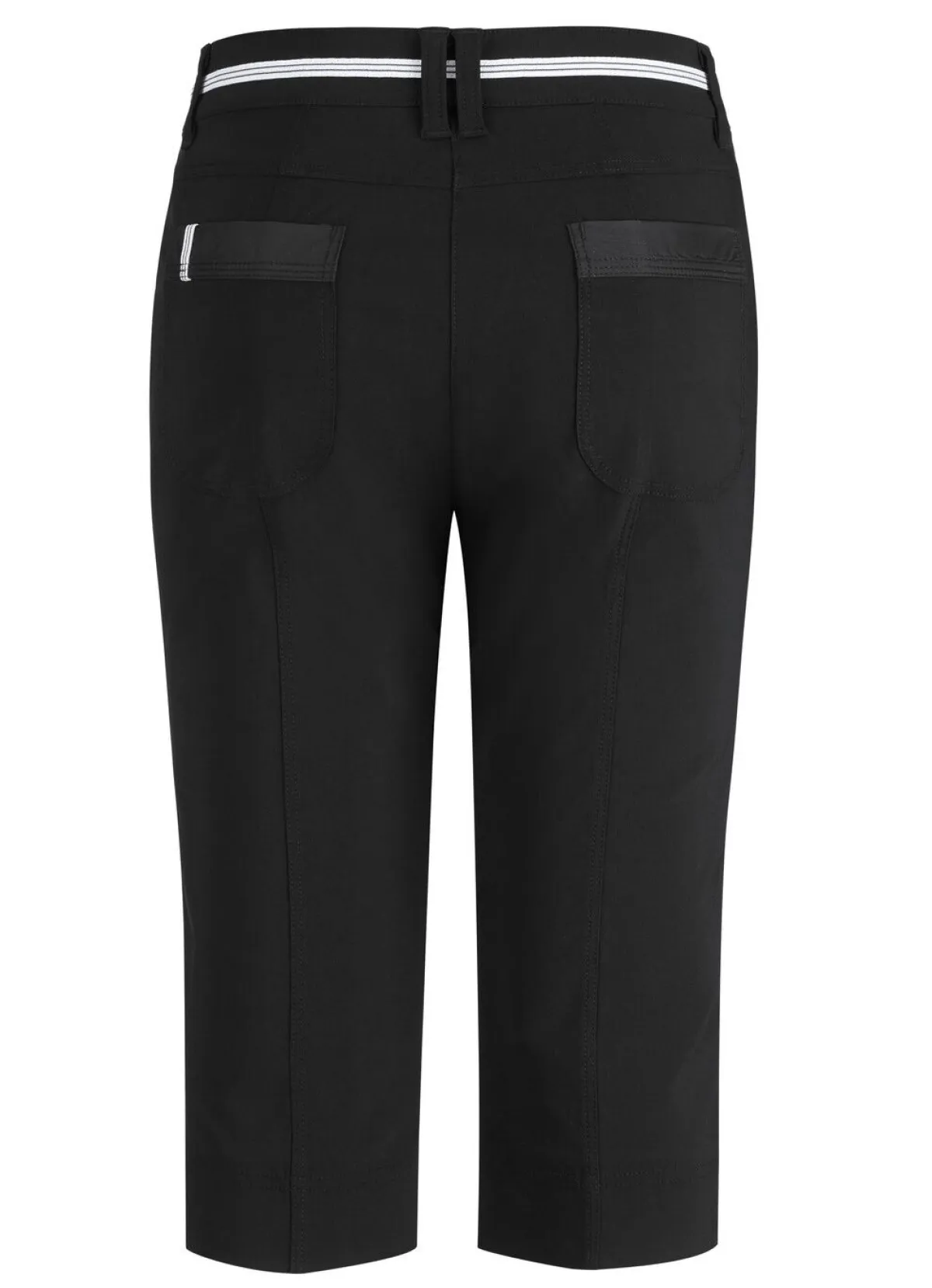 Online BADER Aufwendig gearbeitete Bermudas SCHWARZ