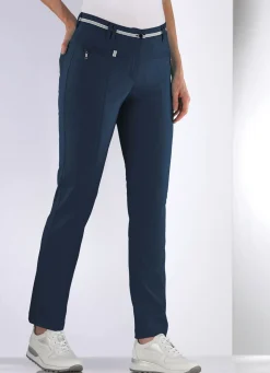 New BADER Aufwendig gearbeitete Hose MARINE