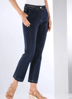 Sale COSMA Aufwendig gearbeitete Jeans DUNKELBLAU