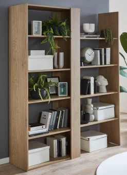 Discount BADER Ausziehbares Wandregal mit modernem Design EICHE CREMONA