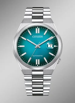 Discount CITIZEN Automatik Herrenuhr aus Edelstahl PETROL