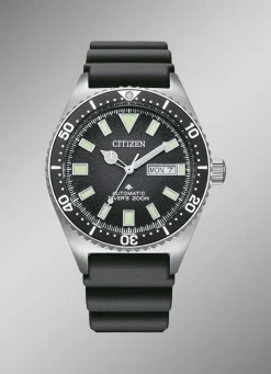 New CITIZEN Automatik-Herrenuhr im Stil einer Taucheruhr