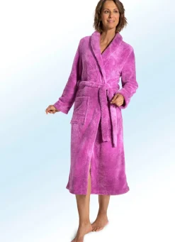 Best BADER Bademantel für Damen und Herren FUCHSIA