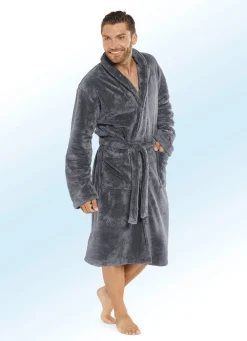 Clearance BADER Bademantel für Damen und Herren ANTHRAZIT