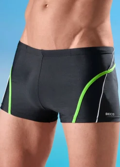 Outlet BADER Badepants mit halbem Vorderteilfutter SCHWARZ