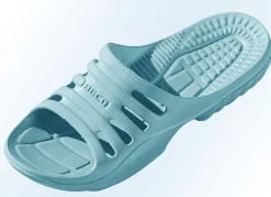 Outlet BADER Badeschuhe mit Massage-Fußbett TÜRKIS