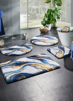 New BADER Badgarnitur in barfußweicher Qualität BLAU